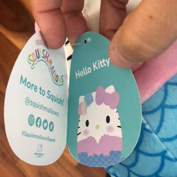 HELLO KITTY MERMAID 🧜🏻‍♀️ SQUISHMALLOWS NEW 7” - Picture 8 of 8